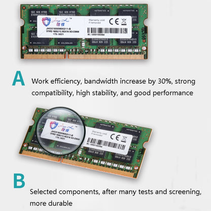 JingHai 1600MHz DDR3L PC3L-12800S 1.35V Low Voltage Notebook Memory Strip, Memory Capacity: 4GB - RAMs by JingHai | Online Shopping UK | buy2fix