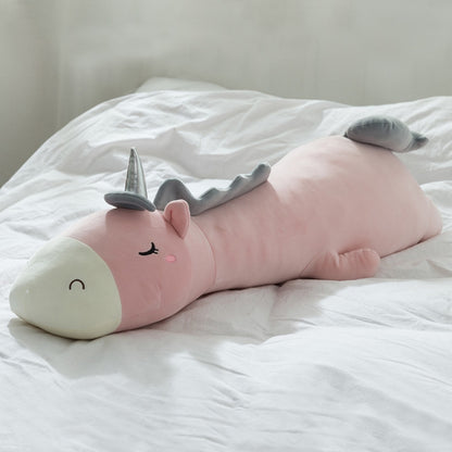 Unicorn Doll Long Pillow Plush Toys Bedside Cushion, Size: 95cm(Pink) - Soft Toys by buy2fix | Online Shopping UK | buy2fix