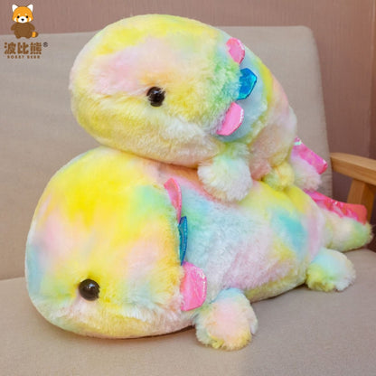 3 PCS Rainbow Color Doll Fish Plush Toy  55cm 0.4kg(Rainbow Yellow) - Soft Toys by buy2fix | Online Shopping UK | buy2fix