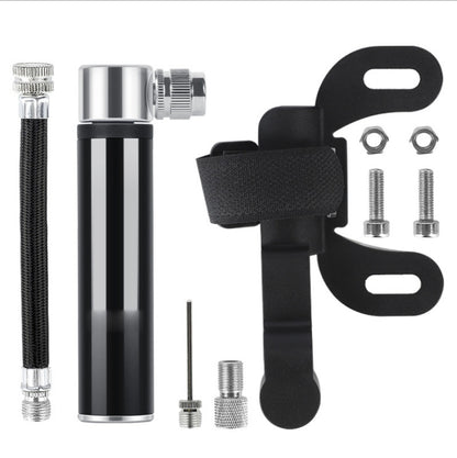 Manual Mini Portable Bicycle Aluminum Alloy Pump Basketball Football Inflatable Cylinder(Bubble Bag Black) - Bicycle Locks & Bicycle Pumps by buy2fix | Online Shopping UK | buy2fix