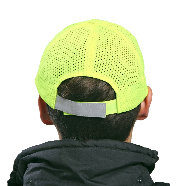 Reflective Safety Baseball Cap Breathable Construction Site Outdoor Construction Mesh Cap, Colour: Fluorescent Orange - Workplace Safety Supplies by buy2fix | Online Shopping UK | buy2fix