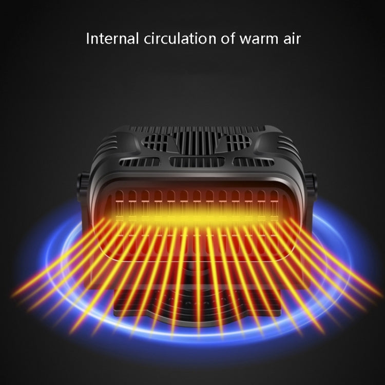 12V Black Car Heater Cold And Warm Wind Defrosting And Snow Demister - Heating & Fans by buy2fix | Online Shopping UK | buy2fix