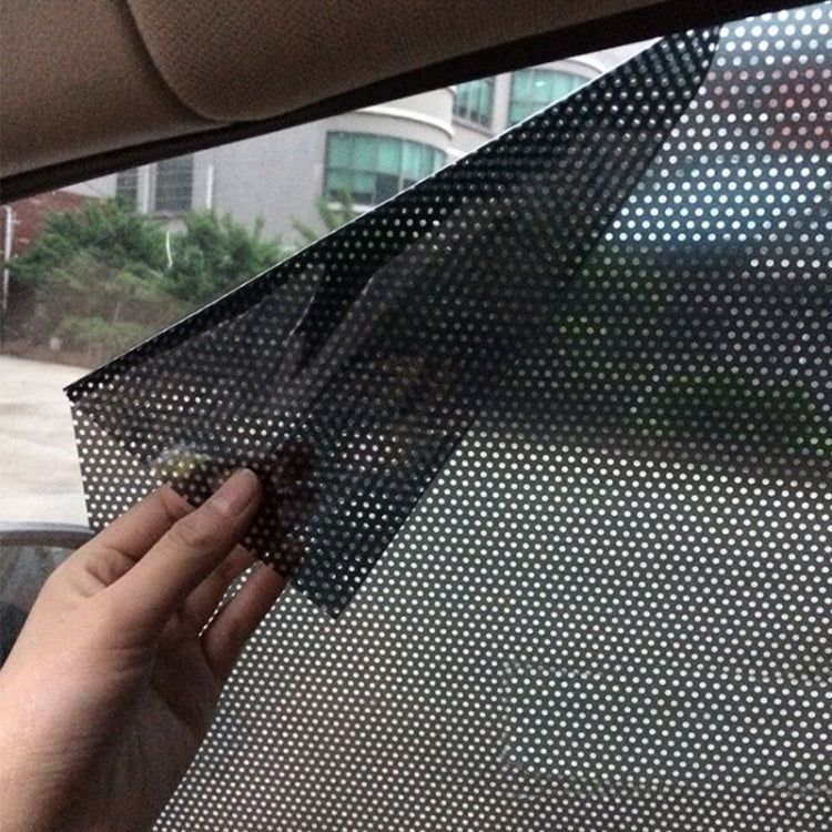 Car Electrostatic Sunshade Stickers Window Glass Sunscreen Heat Insulation Stickers Taiwanese Point Hole Film(120 x 60cm) - In Car by buy2fix | Online Shopping UK | buy2fix