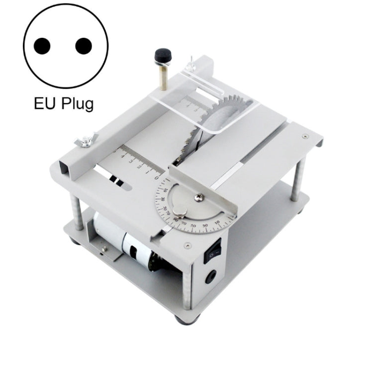 150W Miniature Precision Table Saw Mini Chainsaw Portable Woodworking Sliding Table Saw Multifunctional Cutting Machine, EU Plug - Electric Saws & Accessories by buy2fix | Online Shopping UK | buy2fix