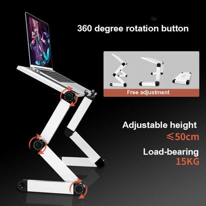 Oatsbasf Folding Computer Desk Laptop Stand Foldable Lifting Heightening Storage Portable Rack,Style: L02 White - Laptop Stand by Oatsbasf | Online Shopping UK | buy2fix