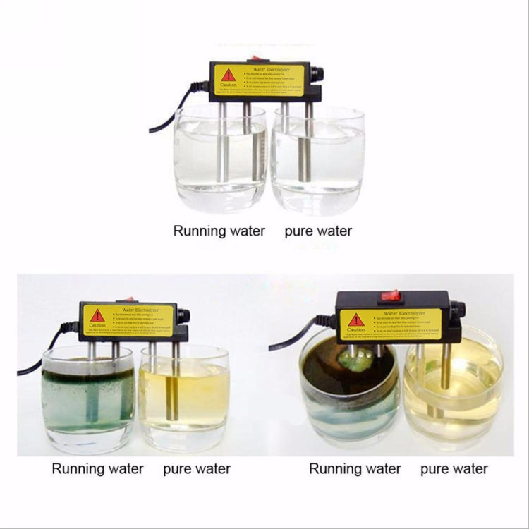 2 PCS Household Electrolyzer Test Electrolysis Water Tools Water Purity Level Meter PH Testing Tool Water Quality Tester(EU Plug) - Consumer Electronics by buy2fix | Online Shopping UK | buy2fix