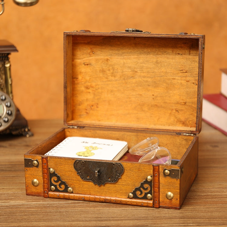 Antique Distressed Cosmetic Storage Box Dressing Table Props For Shooting Scenes，Specification： 6281-01 - Camera Accessories by buy2fix | Online Shopping UK | buy2fix