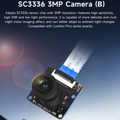 Waveshare 25553 SC3336 3MP 1/2.8-Inch F2.0 Camera Module (B) - Module by Waveshare | Online Shopping UK | buy2fix