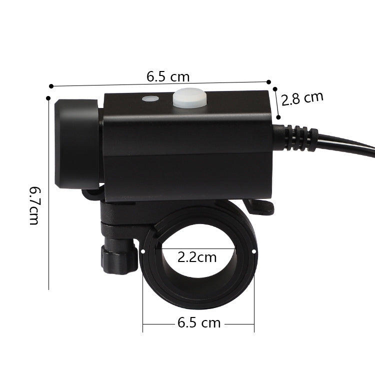 C082 Motorcycle Mobile Phone Charger Waterproof USB Charger With Switch Indicator - In Car by buy2fix | Online Shopping UK | buy2fix