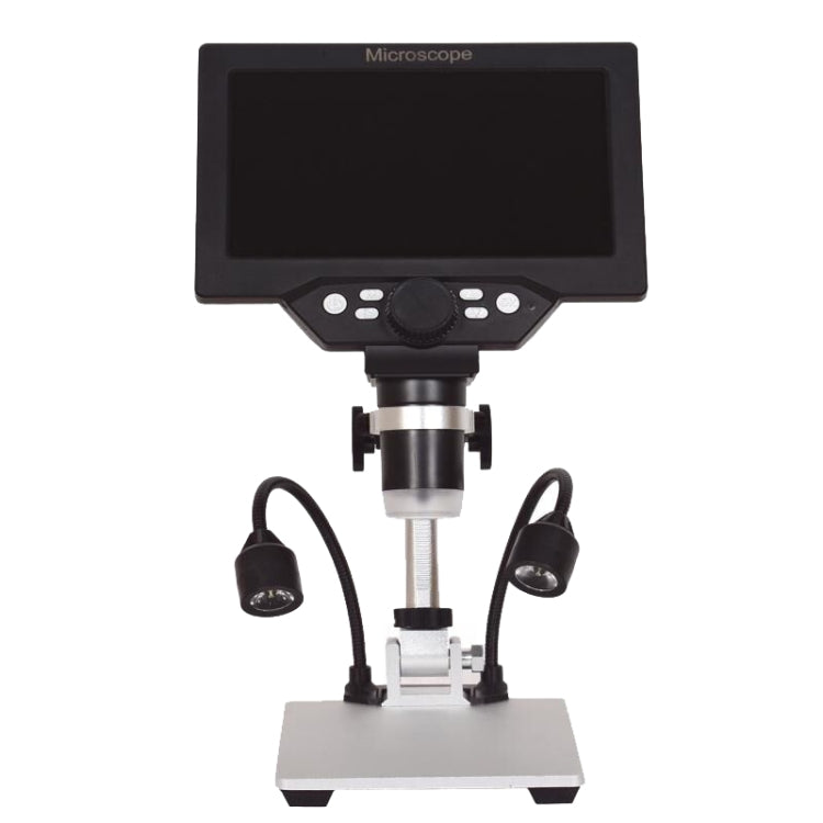 G1200D 7 Inch LCD Screen 1200X Portable Electronic Digital Desktop Stand Microscope(US Plug With Battery) - Consumer Electronics by buy2fix | Online Shopping UK | buy2fix