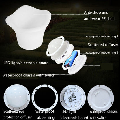 ES-IC014 Waterproof LED Luminous Ice Bucket For Bars, US Plug, Size: 34x34x27cm - Novelty Lighting by buy2fix | Online Shopping UK | buy2fix