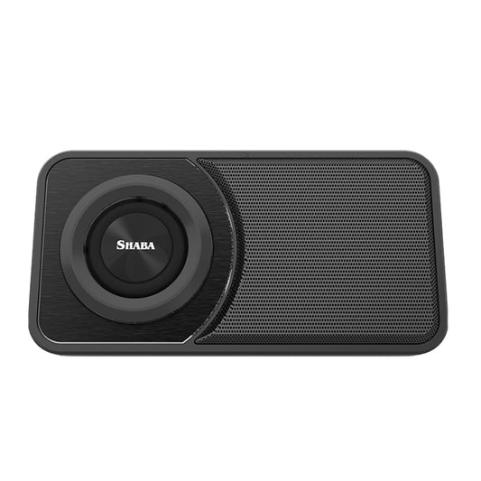 SHABA VS-025 Ultra-Thin Portable Bluetooth Speaker Support TF Card(Black) - Mini Speaker by buy2fix | Online Shopping UK | buy2fix