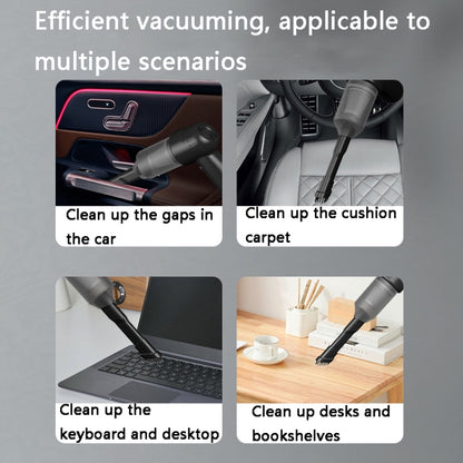 FL-8803 Portable Handheld Car Vacuum Cleaner, Style: 3.7V Wireless Charging (White) - In Car by buy2fix | Online Shopping UK | buy2fix