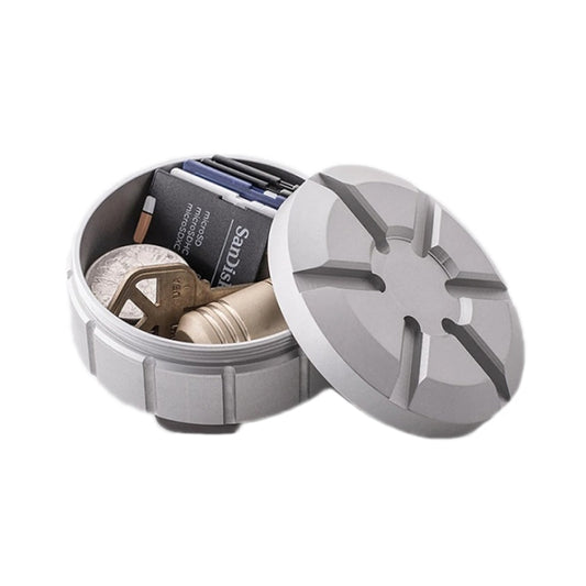 Outdoor Portable Stainless Steel First Aid Pill Storage Box(Silver) - Outdoor & Sports by buy2fix | Online Shopping UK | buy2fix
