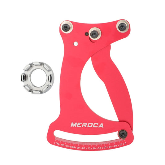 MEROCA Bicycle Ring Calibration Tool Spoke Tension Tube Wheel Set Steel Wire, Color: Red+Wrench - Outdoor & Sports by MEROCA | Online Shopping UK | buy2fix