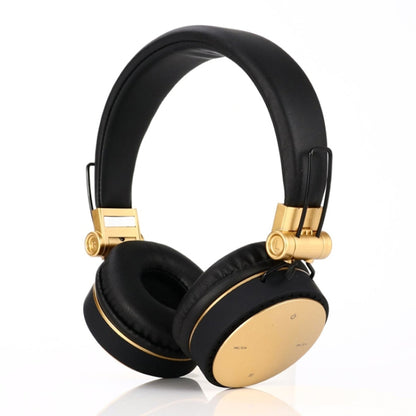 MH10 Sports Folding Card Wireless Bluetooth Subwoofer Headset(Gold) - Apple Accessories by buy2fix | Online Shopping UK | buy2fix