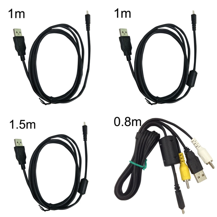 20 PCS 8Pin SLR Camera Cable USB Data Cable For Nikon UC-E6, Length: 1m Without Magnetic Ring - Camera Accessories by buy2fix | Online Shopping UK | buy2fix