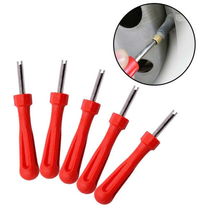 10 PCS Car Tire Electric Vehicle Valve Cap Bicycle Valve Core Switch, Style: Single Head Long - In Car by buy2fix | Online Shopping UK | buy2fix