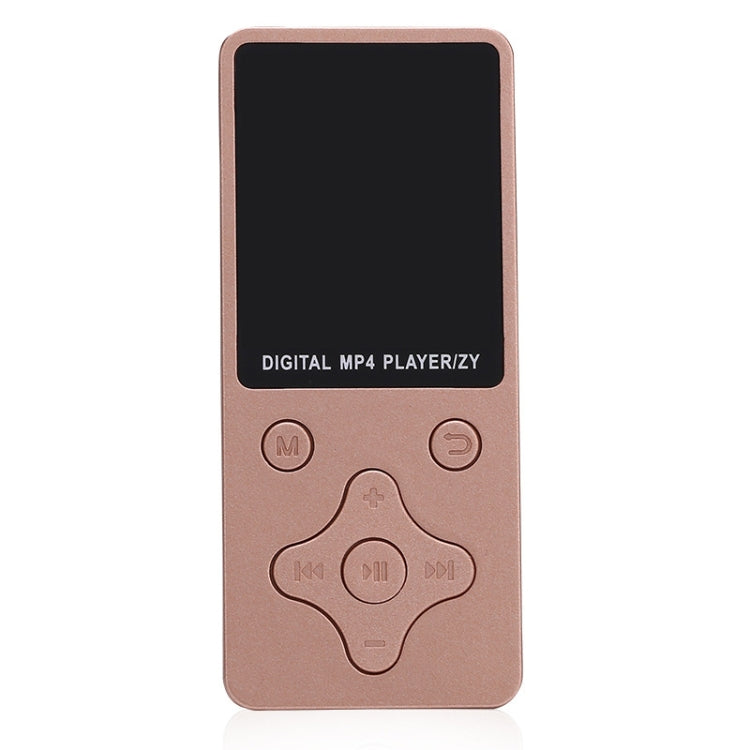 T68 Card Lossless Sound Quality Ultra-thin HD Video MP4 Player(Rose Gold) - Consumer Electronics by buy2fix | Online Shopping UK | buy2fix