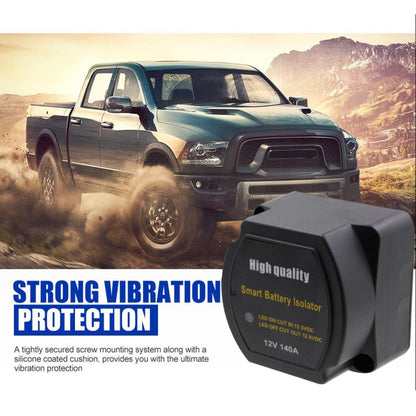 12V 140A Route Yacht Off-Road Car Beach Car Double Battery System Voltage Sensitive Relay - In Car by buy2fix | Online Shopping UK | buy2fix