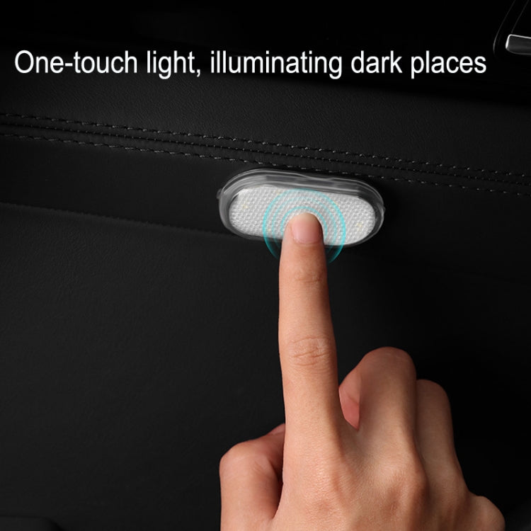 2 PCS Car Lighting Reading Light LED Touch Sensing Ambient Light, Style:, Color: Ice Blue - In Car by buy2fix | Online Shopping UK | buy2fix