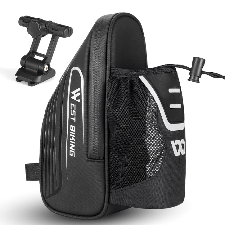 WEST BIKING Cycling Water Bottle Bag Rear Seat Saddle Bag(Black) - Bicycle Bags by WEST BIKING | Online Shopping UK | buy2fix
