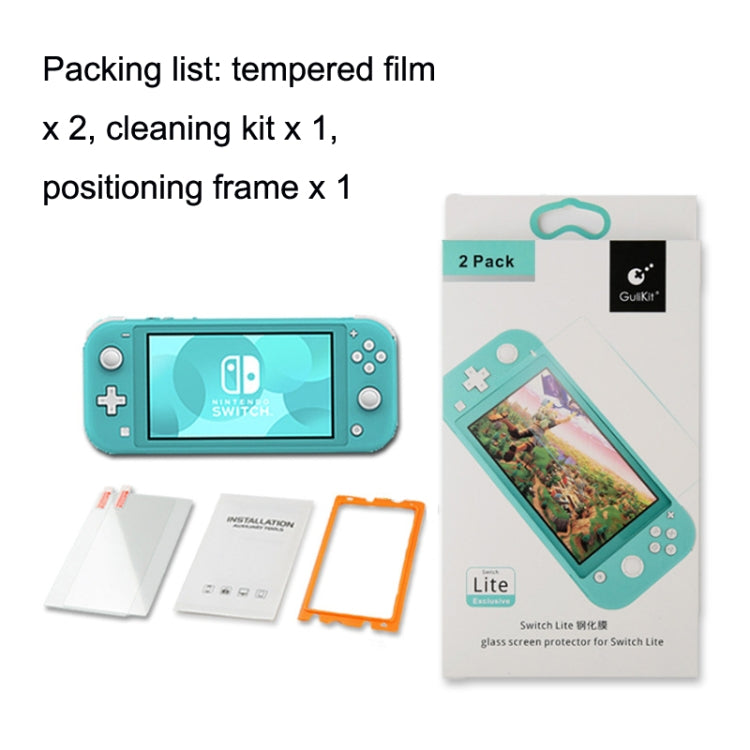 Gulikit NS12 Game Console Screen HD Anti-Fingerprint Tempered Film For Switch Lite(As Show) - Tempered Glass by buy2fix | Online Shopping UK | buy2fix