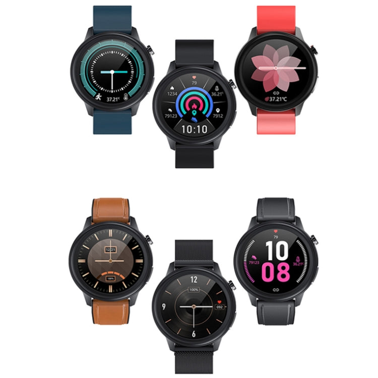 LOANIY E80 1.3 Inch Heart Rate Detection Smart Watch, Color: Black Steel - Smart Watches by LOANIY | Online Shopping UK | buy2fix