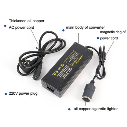 220V To 12V Power Converter 15A Car to Household Power Adapter, Plug Type: EU Plug - In Car by buy2fix | Online Shopping UK | buy2fix