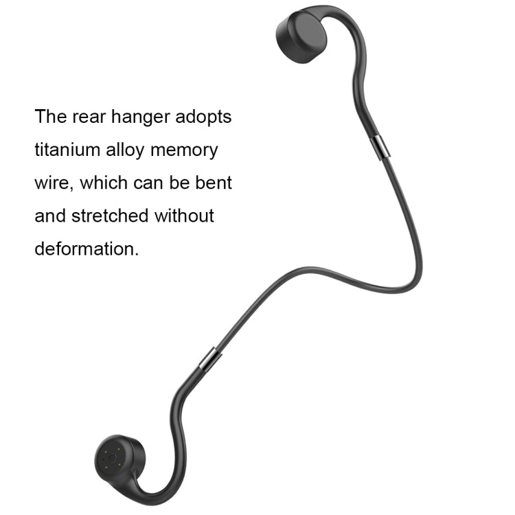 X5 Magnetic Charging Bone Conduction Bluetooth Earphone(Black) - Sport Earphone by buy2fix | Online Shopping UK | buy2fix