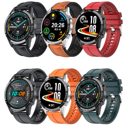 I9 1.3 Inch Heart Rate/Blood Pressure/Blood Oxygen Monitoring Watch, Color: Orange - Smart Wear by buy2fix | Online Shopping UK | buy2fix