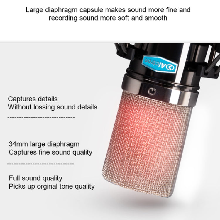 Alctron CM6 Lite Large Diaphragm Condenser Microphone Recording Computer Desktop Microphone - Consumer Electronics by Alctron | Online Shopping UK | buy2fix
