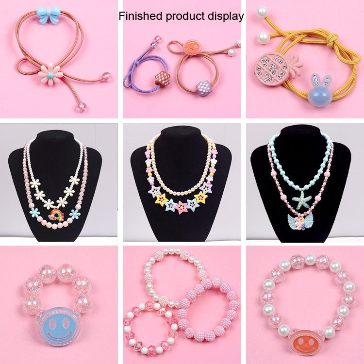 24 Grid Acrylic Beaded Kids DIY Necklace Bracelet Toys(Crystal Candy) - DIY Developmental Toys by buy2fix | Online Shopping UK | buy2fix