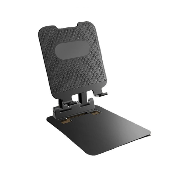 Tablet Mobile Phone Desktop Double Pole Lifting Folding Bracket, Color: Black (Small) - Desktop Holder by buy2fix | Online Shopping UK | buy2fix