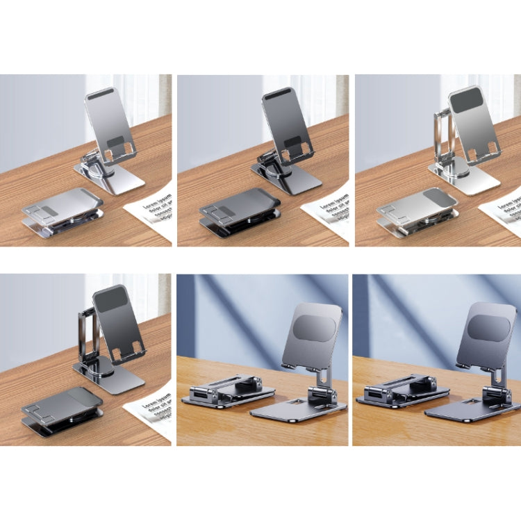 Portable Mobile Phone Tablet Desktop Stand, Color: K5 Silver - Desktop Holder by buy2fix | Online Shopping UK | buy2fix