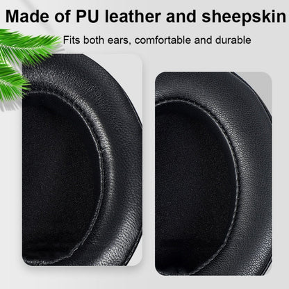 2 PCS Breathable Foam Headphone Earmuffs with Buckle For Sennheiser Momentum 3, Spec: Gold Lambskin - Apple Accessories by buy2fix | Online Shopping UK | buy2fix
