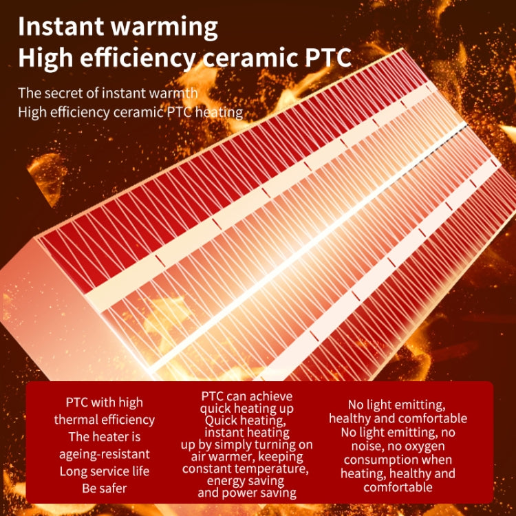 Household Fast Heating Shaking Head Electric Heater Thermostatic Heaters, Spec: EU Plug - Electric Heaters by buy2fix | Online Shopping UK | buy2fix