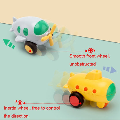 Children Cartoon Fell-Resistant Mini Inertial Pull Back Toy Car(Fighter) - Model Toys by buy2fix | Online Shopping UK | buy2fix