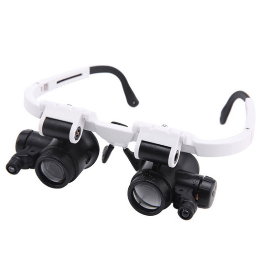9892H-1  8x / 15x / 23x  2LED Head-mounted Magnifier Watch Repair Glasses Type Magnifier - Consumer Electronics by buy2fix | Online Shopping UK | buy2fix