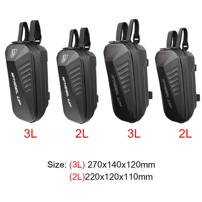 WHEEL UP X6  Electric Scooter Hard Shell Hanging Bag 2L(White Logo) - Bicycle Bags by WHEEL UP | Online Shopping UK | buy2fix