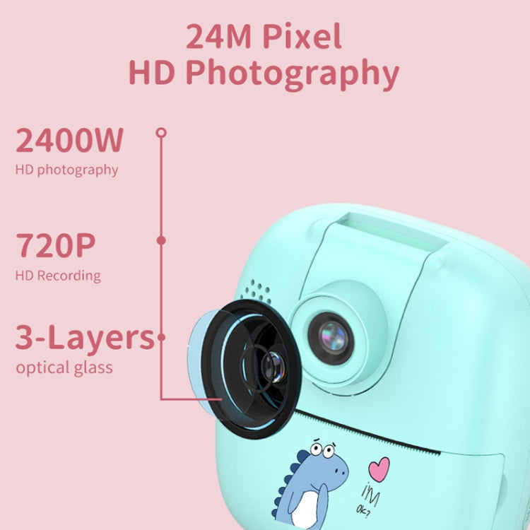 A18 HD Printable Cartoon Kids Digital Camera with Rotating Lens, Spec: Pink - Consumer Electronics by buy2fix | Online Shopping UK | buy2fix