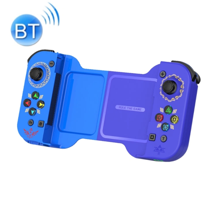 D5 Wireless Bluetooth Game Controller Joystick For IOS/Android For SWITCH/PS3/PS4(Purple Blue) - Controller Gamepad by buy2fix | Online Shopping UK | buy2fix