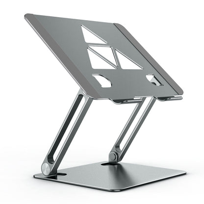 Aluminum Laptop Tablet Stand Foldable Elevated Cooling Rack,Style: Triangle  Deep Gray - Computer & Networking by buy2fix | Online Shopping UK | buy2fix