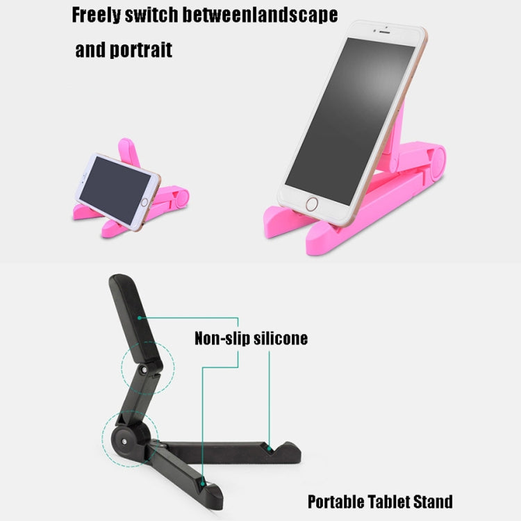 54356 Multifunctional Desktop Universal Foldable Triangular Phone Holder(White) - Desktop Holder by buy2fix | Online Shopping UK | buy2fix