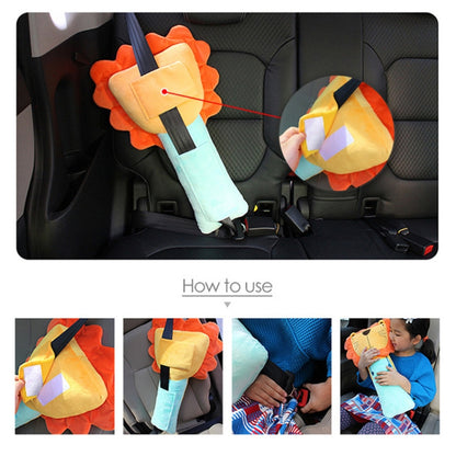 50cm Children Car Belt Cartoon Shoulder Protector Pillow(Pocket Bear) - In Car by buy2fix | Online Shopping UK | buy2fix