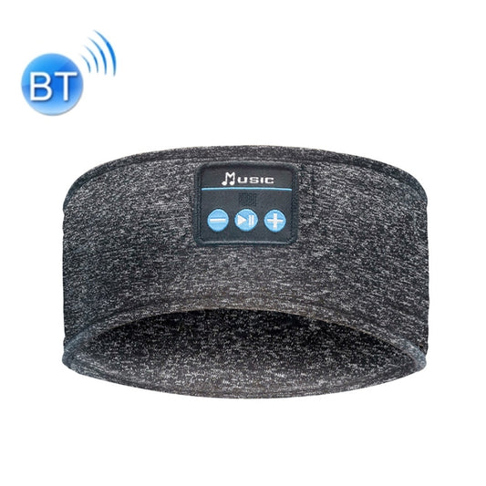 Music Headband Bluetooth Eye Mask Yoga Running Sleep Headphones(Hemp Gray) - Eye Masks by buy2fix | Online Shopping UK | buy2fix