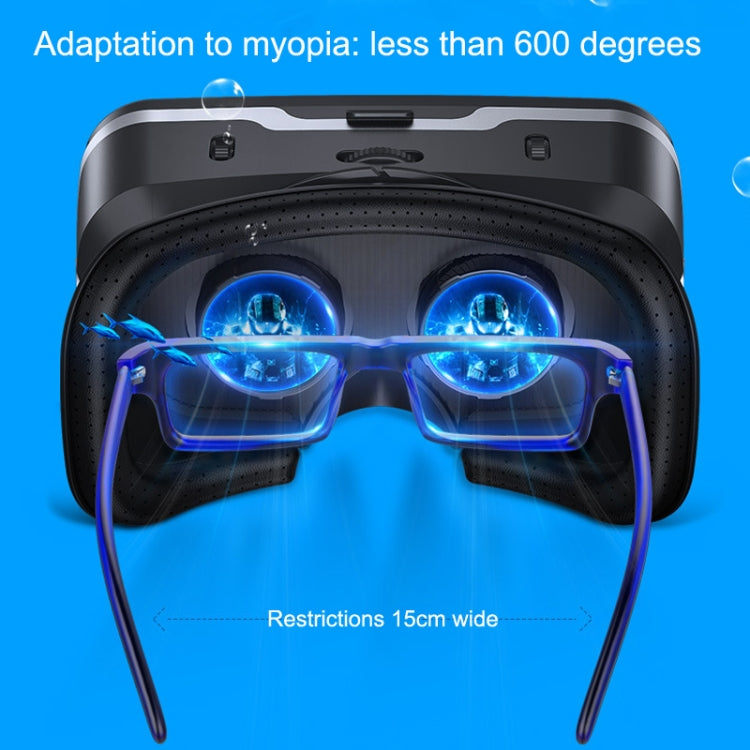 VRSHINECON G04EA+B01 Handle 7th VR Glasses 3D Virtual Reality Game Digital Glasses With Headset - VR Headset by VRSHINECON | Online Shopping UK | buy2fix