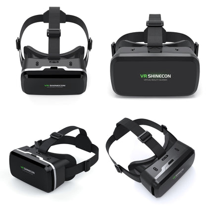 VR SHINECON SC-G04A Mobile Phone VR Glasses 3D Game Helmet Smart Handle Digital Glasses(Black) - Consumer Electronics by VR SHINECON | Online Shopping UK | buy2fix