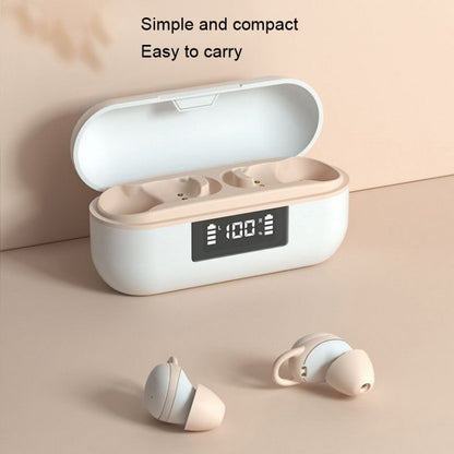 X999 Mini Wireless Noise Reduction With Digital Display Charging Bin Bluetooth Earphone(White) - Bluetooth Earphone by buy2fix | Online Shopping UK | buy2fix