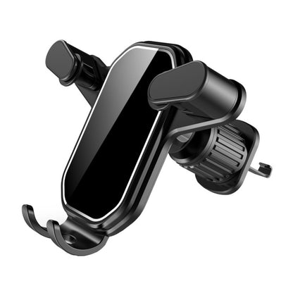 Car Air Outlet Upside-down Hook Strong Mobile Phone Holder(High-grade Black) - In Car by buy2fix | Online Shopping UK | buy2fix